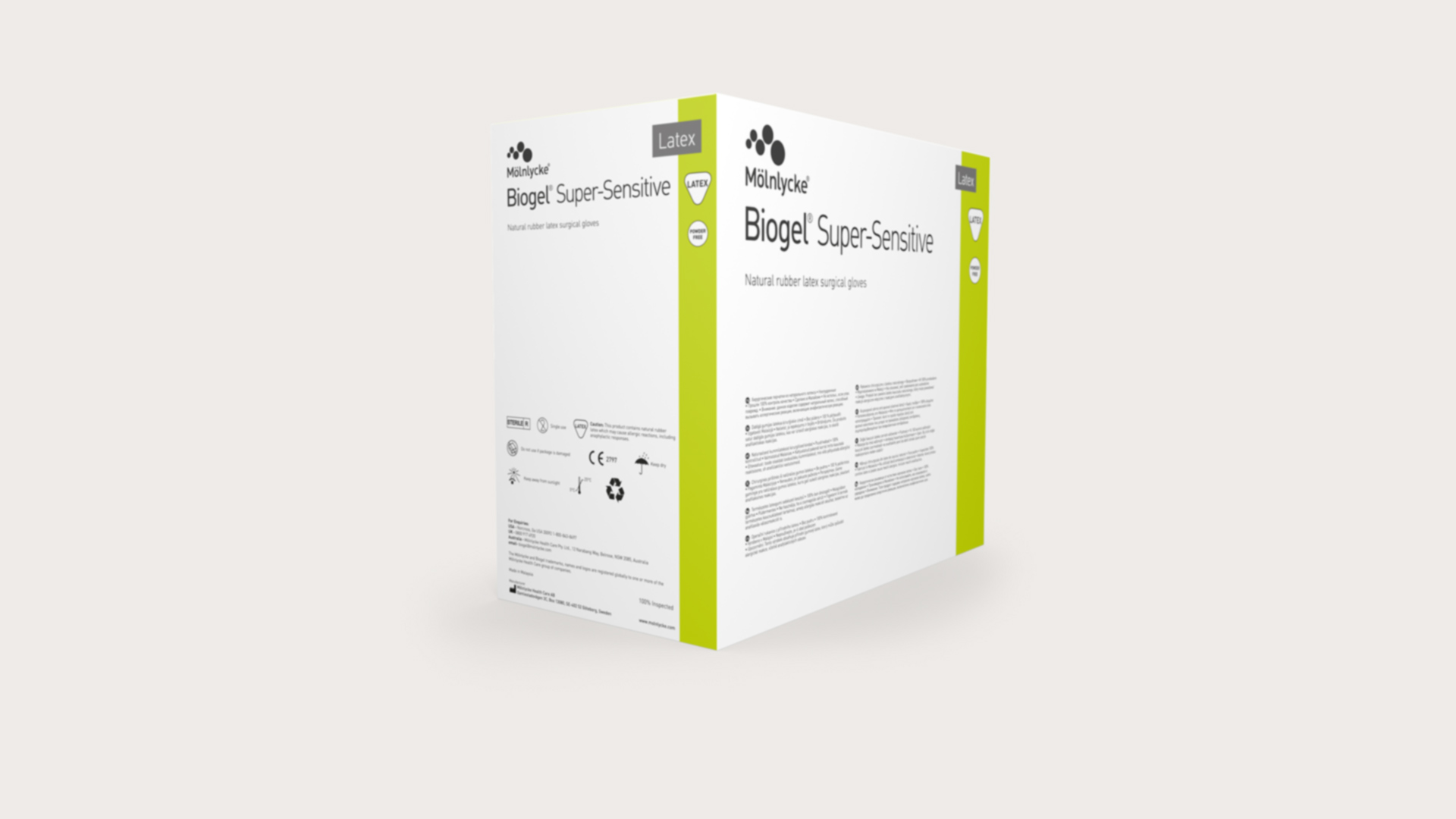 Biogel Super-Sensitive powder-free latex surgical gloves | Mölnlycke