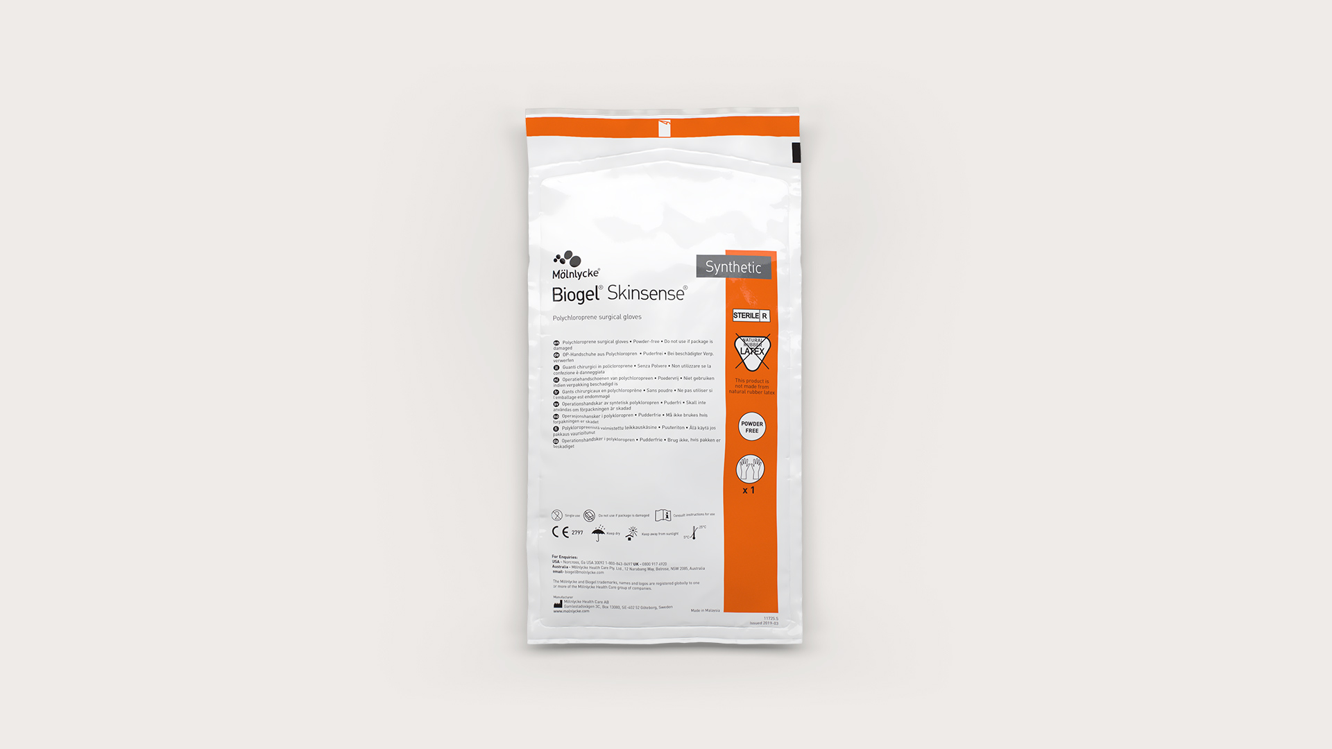Non latex sterile surgical gloves discount