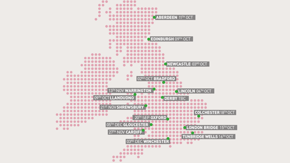 Mepilex Border Comfort events map